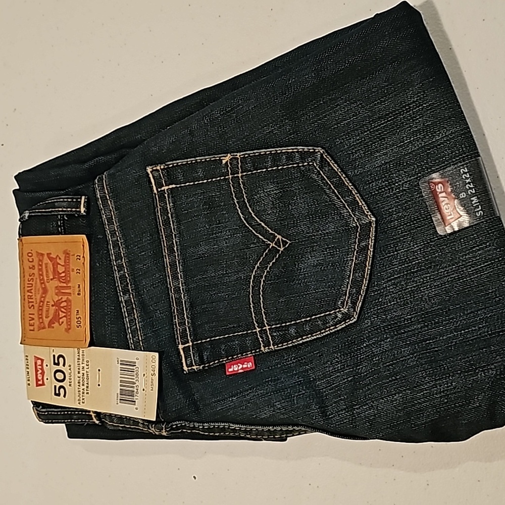 🖤💜Levi's Dark Wash Slim Jeans -A9